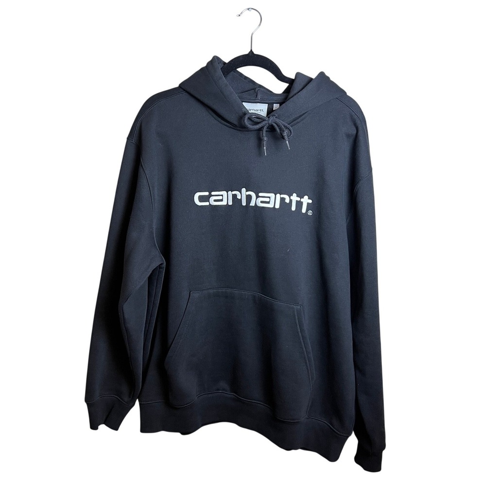 Carhartt WIP Hoodie Sweatshirt Streetwear Black XL Graphic Pullover NWOT